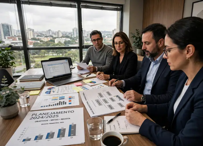Planejamento estruturado para crescimento sustentável